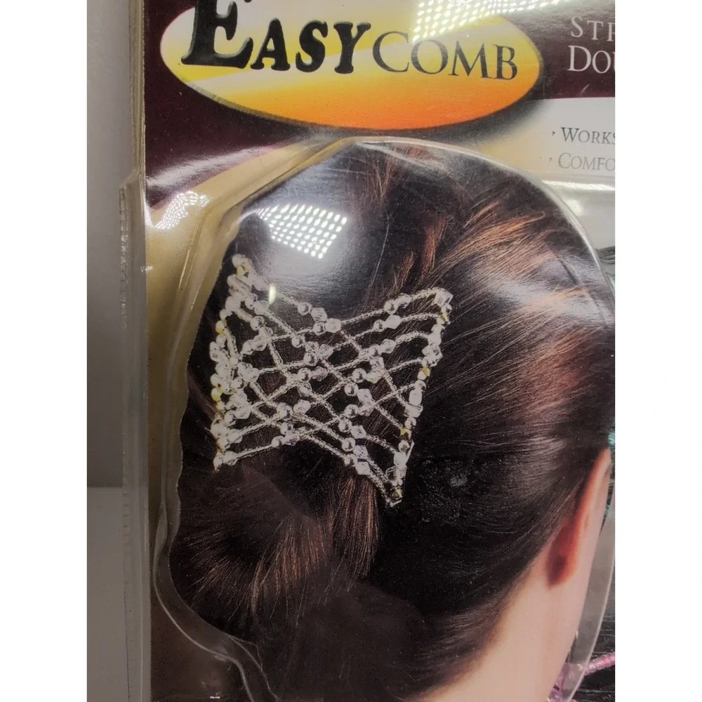 EZ Combs Fabulous Hairstyle Instantly Stretchable Double Combs As Seen On TV NEW